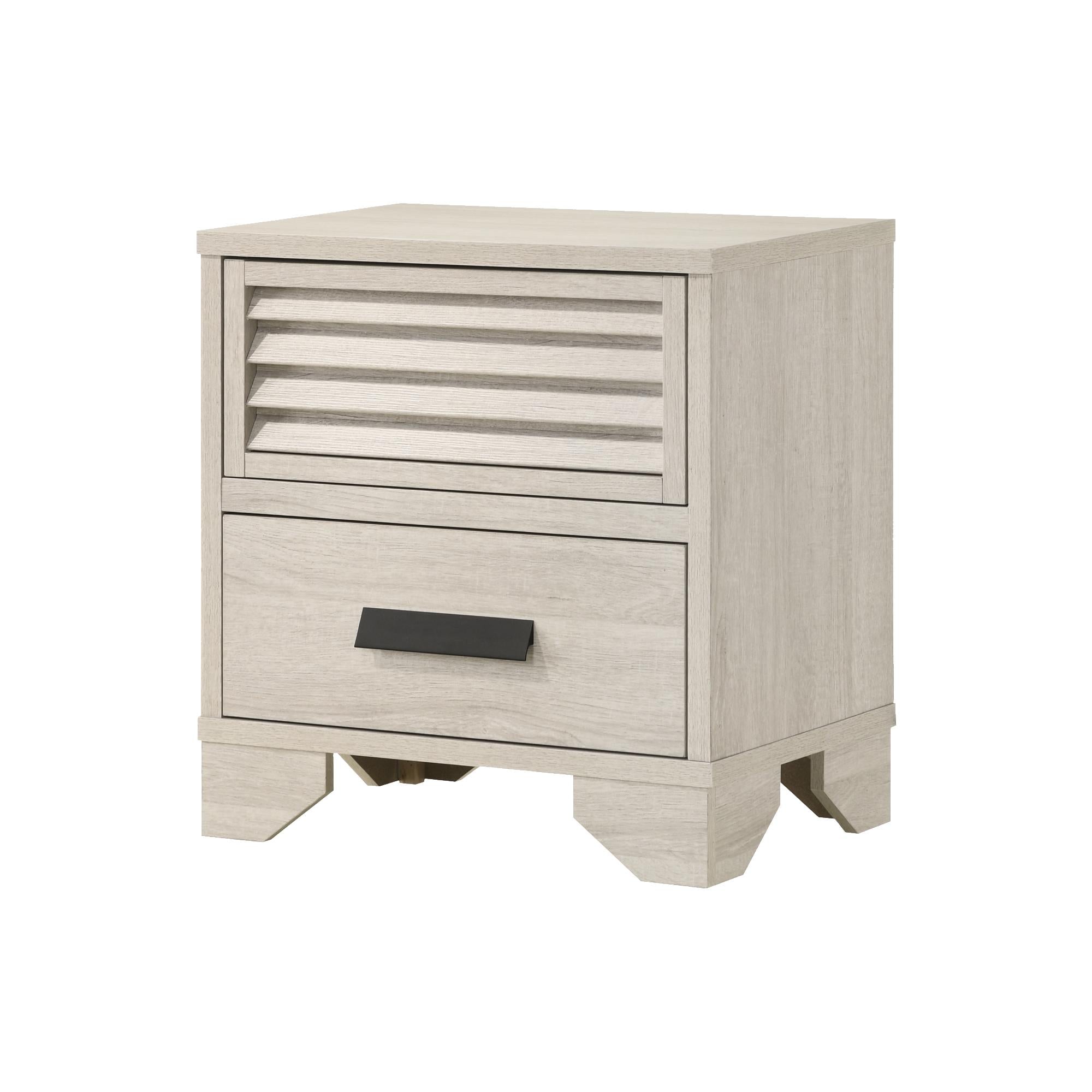 Crown Mark Sarter B4740-2 Nightstand - Beige IMAGE 1